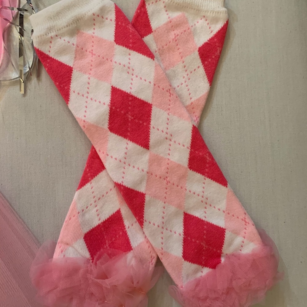 Girls Ballet Dance Fairy Costume w Leg Warmers - Picture 4 of 4